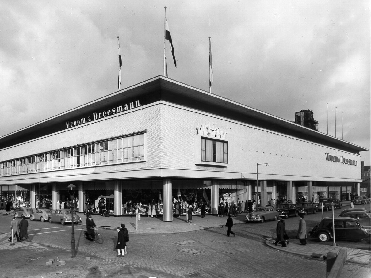 V&D gebouw in de jaren '50